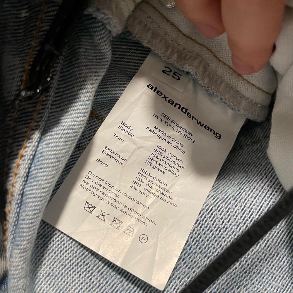 ALEXANDER WANG JEANS size 25 - Picture 4 of 8